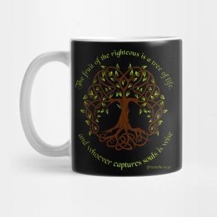 Tree of Life - Proverbs 11:30 Mug